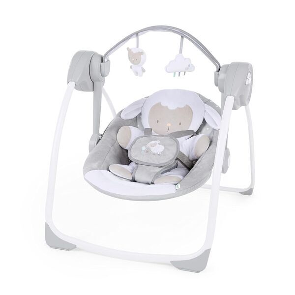 Ingenuity Cuddle Lamb tragbare Babywippe | mehrfarbig 1