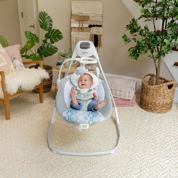 Ingenuity Everston Babywippe | grey 2
