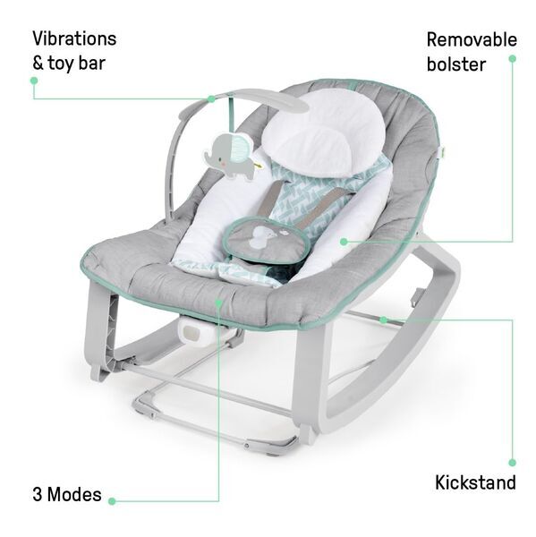 Ingenuity Keep Cozy 3-in-1 Babywippe | multicolored | Version Englisch 3