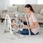 Ingenuity Raylan 2-in-1 zusammenklappbare Babywippe | grau thumbnail 2/2