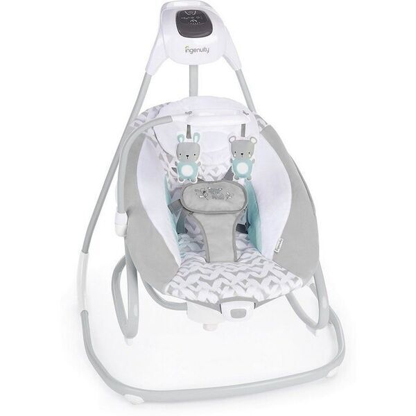 Ingenuity SimpleComfort Compact Soothing Swing | grau/weiß 2