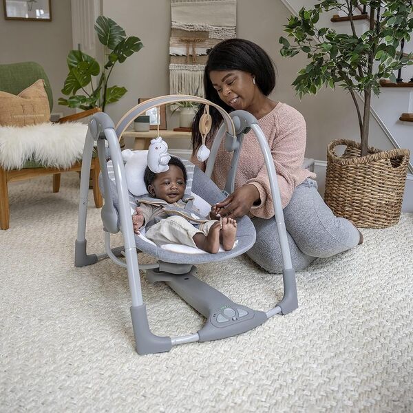 Ingenuity Swing Go Deluxe Babyschaukel | grey 3
