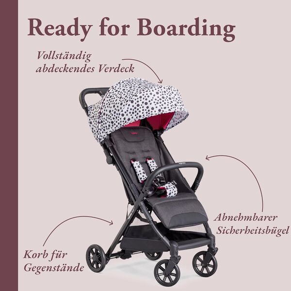 Inglesina Quidยฒ Polka Dots Black Kinderwagen | white 2