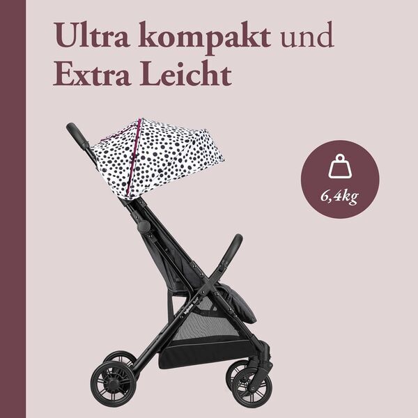 Inglesina Quidยฒ Polka Dots Black Kinderwagen | white 3