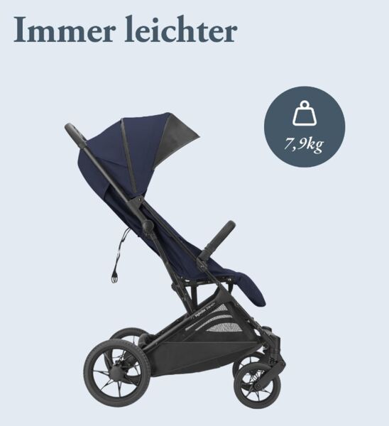 Inglesina Zenit 2 stroller | blue, image 2 of 2