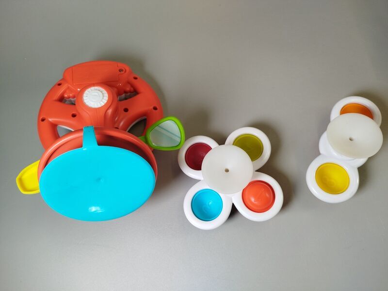 Interaktives Kleinkinder-Spielset - Lenkrad, Hubschrauber & mehr | mehrfarbig 3