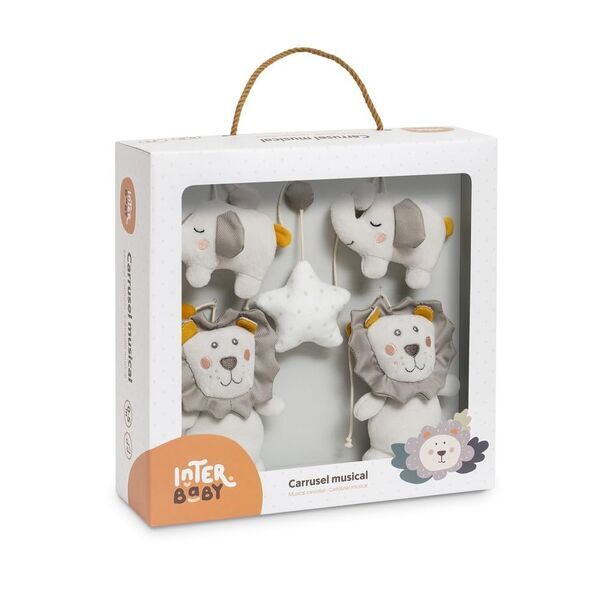 Interbaby musica-Mobile leone | beige, image 2 of 3