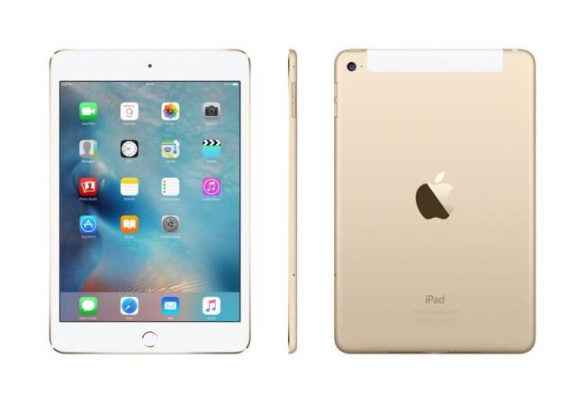 iPad mini 4 (2015) | 7.9" | 128 GB | 4G | guld 2