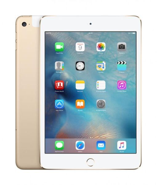 iPad mini 4 (2015) | 7.9" | 16 GB | 4G | dourado
