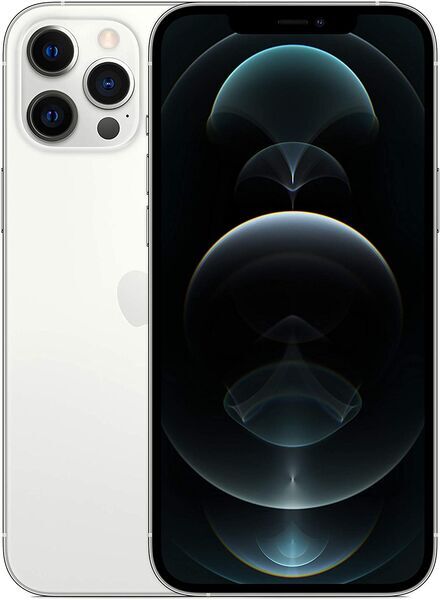 iPhone 12 Pro Max | 128 GB | sølv | nyt batteri