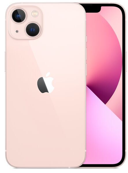 iPhone 13 | 128 GB | Dual-SIM | rosa | nytt batteri