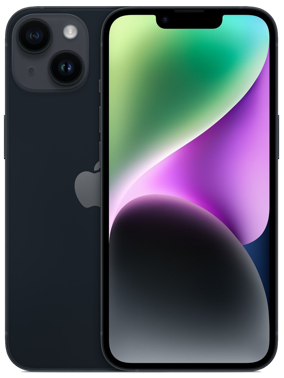 iPhone 14 | 128 GB | Dual-SIM (eSIM, Nano-SIM) | Middernacht