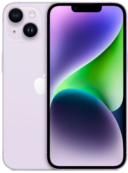 iPhone 14 | 256 GB | Dual-SIM | violett | neuer Akku