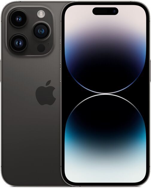 Apple iPhone 14 Pro 512 GB schwarz Dual-SIM (eSIM, Nano-SIM) – refurbed