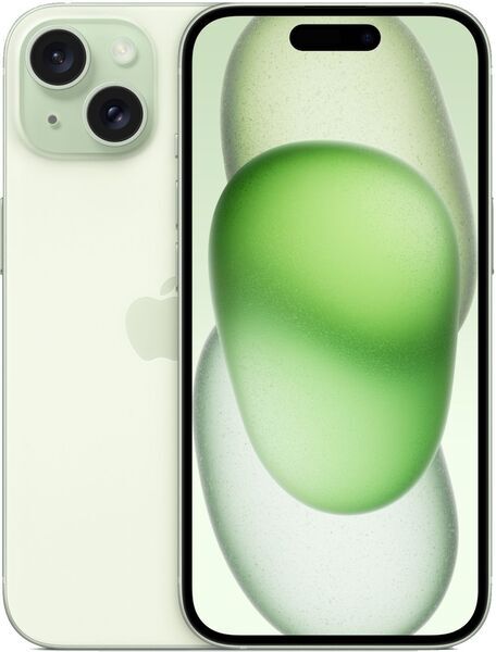 iPhone 15 | 512 GB | Dual-SIM | grön | nytt batteri
