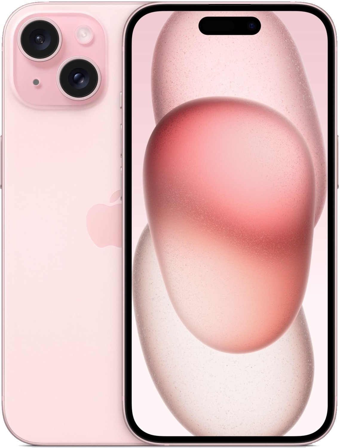 Apple iPhone 15 Rose 128 Go - Free