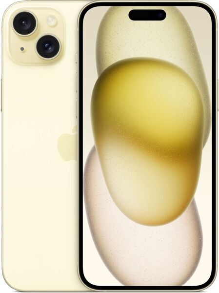 iPhone 15 Plus | 256 GB | Dual-SIM | geel | nieuwe batterij