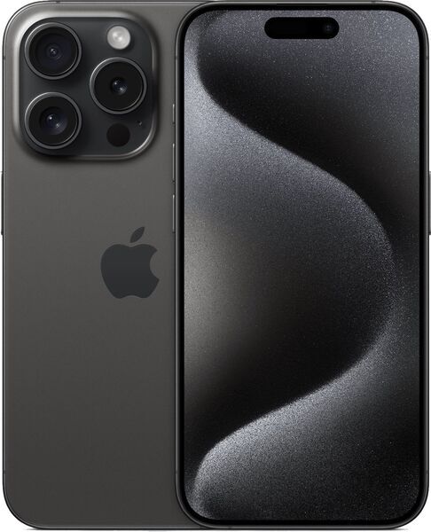 iPhone 15 Pro | 128 GB | Dual-SIM | Titane noir | nouvelle batterie