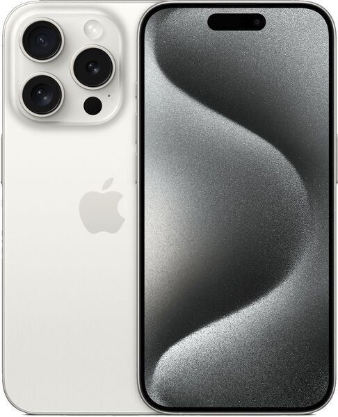 iPhone 15 Pro | 1 TB | Dual-SIM | Titan Weiß | neuer Akku