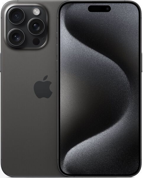 iPhone 15 Pro Max | 256 GB | Dual-SIM | Zwart titanium | nieuwe batterij