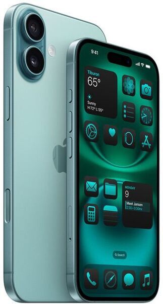 iPhone 16 | 512 GB | Dual-SIM (2 x eSIM) | Blauwgroen 1