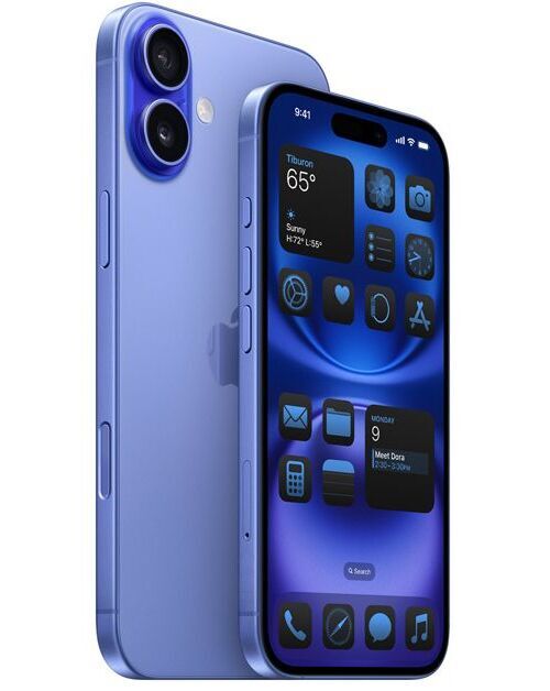 iPhone 16 | 512 GB | Dual-SIM (2 x eSIM) | Ultramarijn