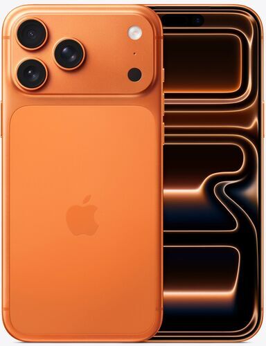 Refurbished iPhone 17 Pro Max in cosmic orange