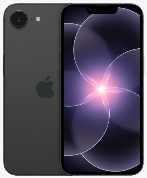 iPhone 17e | 512 GB | Dual-SIM (eSIM, Nano-SIM) | schwarz, image 1 of 3