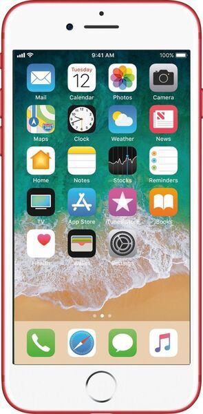 iPhone 7 | 128 GB | punainen | uusi akku