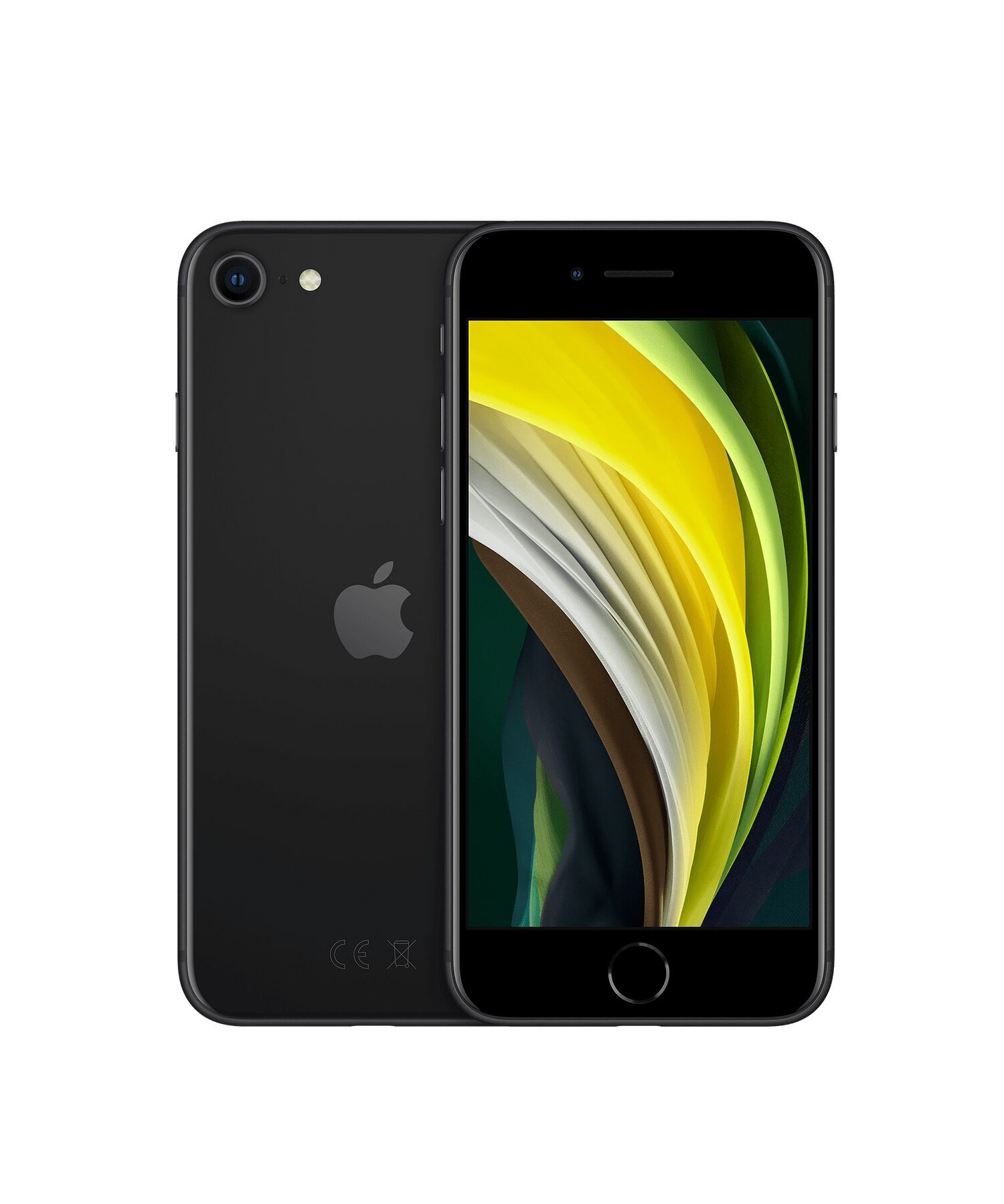 iPhone SE (2020) | 64 GB | Dual-SIM (eSIM, Nano-SIM) | zwart