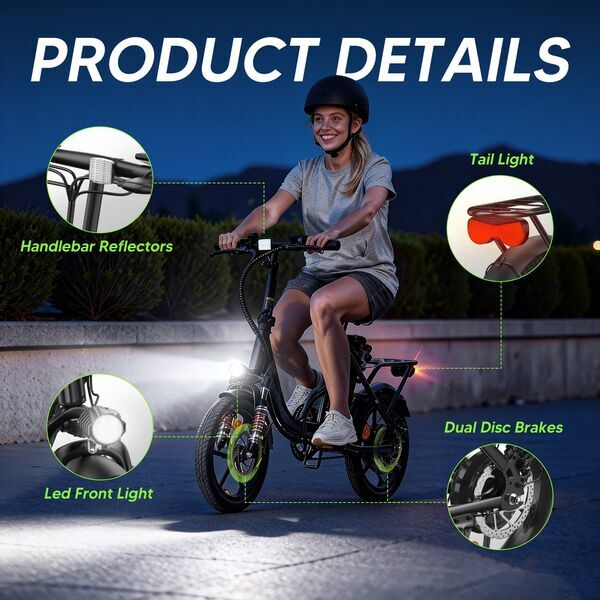 iScooter U4 2026 | schwarz | 16" | XXS | < 500 km, image 2 of 4