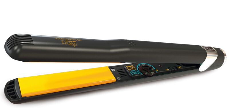 Italian Design gold styler keratiner styler straightener | black/gold, image 1 of 1