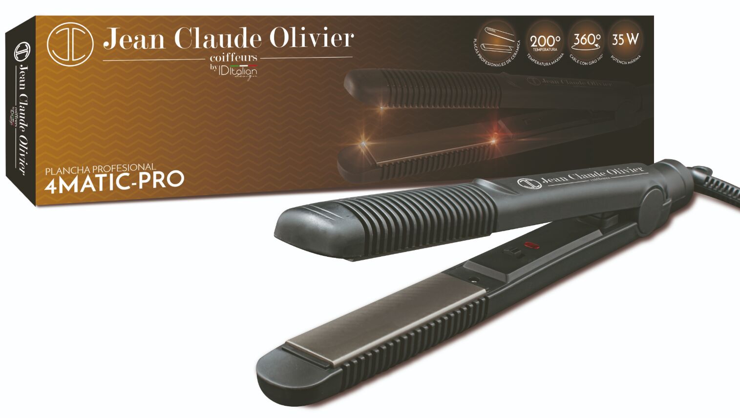 Italian Design Stijltang 4matic styler | zwart