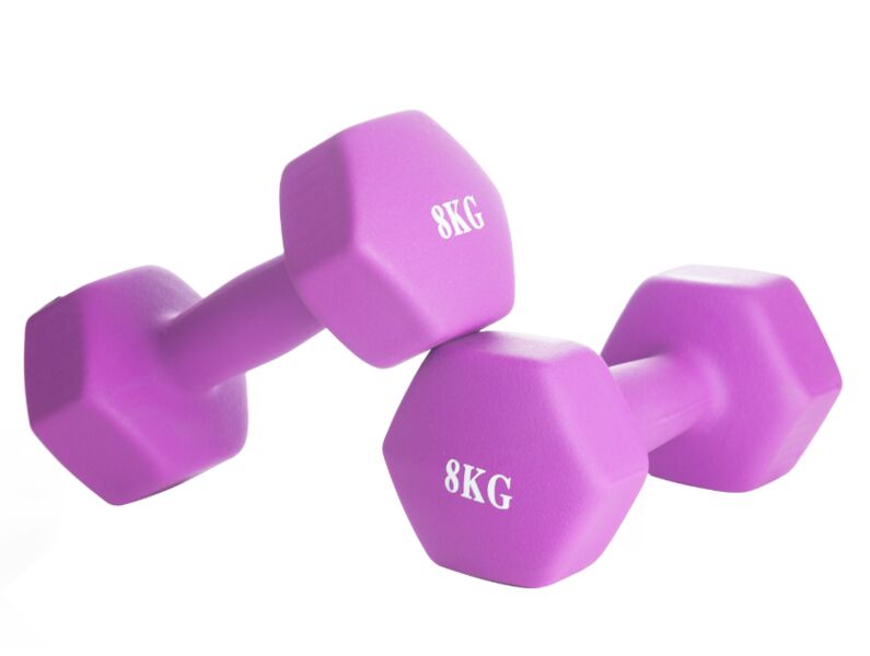 Italian Design Neo dumbbell 1 pair kg 8 | purple, image 1 of 1