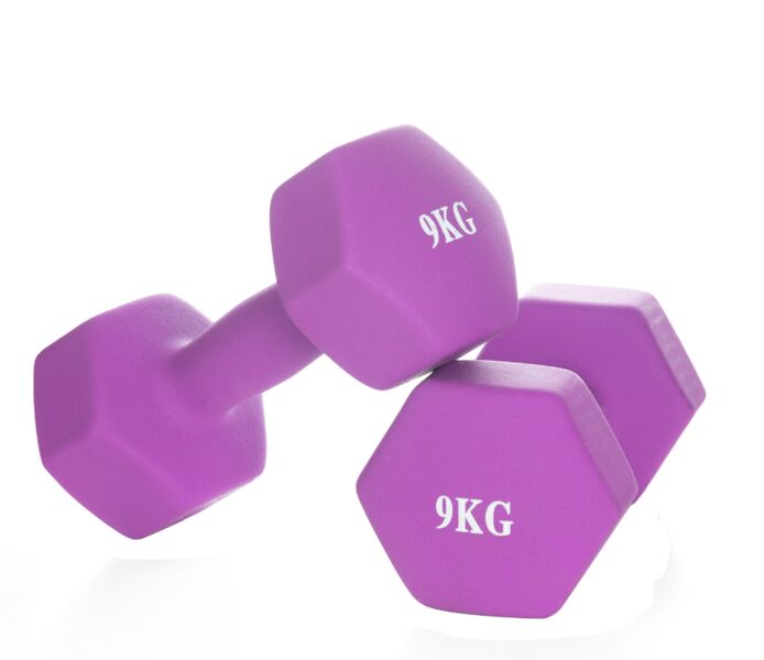 Italian Design Neo dumbbell 1 pair kg 9 | purple, image 1 of 1