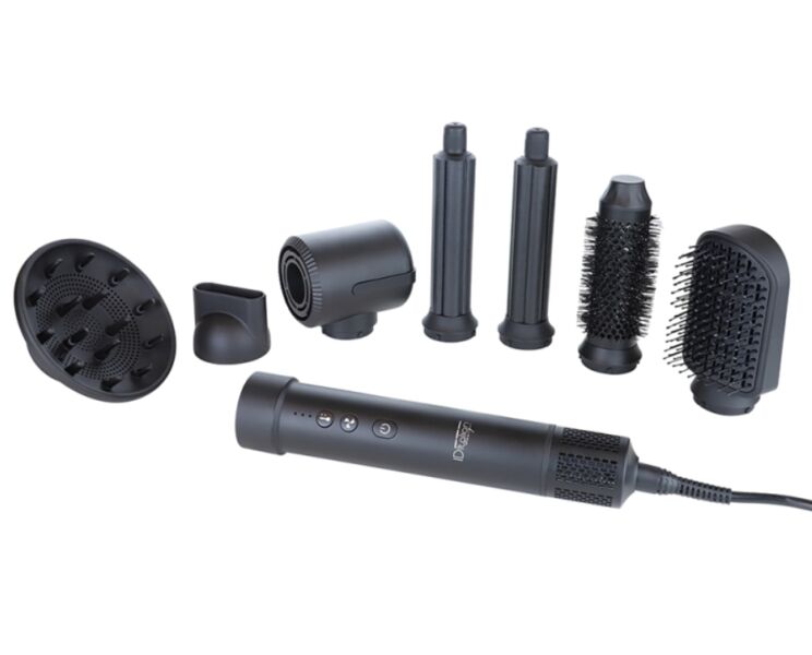 Italian Design X7 Pro 7-in-1 multi-head hair dryer | black, image 1 of 2