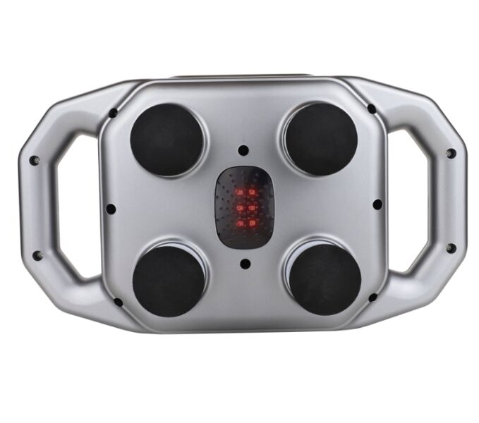 Italian Design 4-head muscle massager massage gun | grey, image 1 of 4