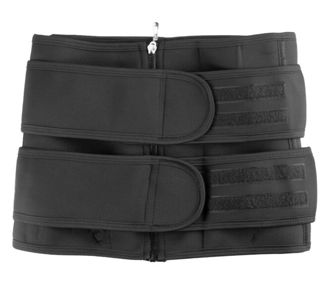 Italian Design Adjustable neoprene slimming girdle size M | black, image 1 of 3