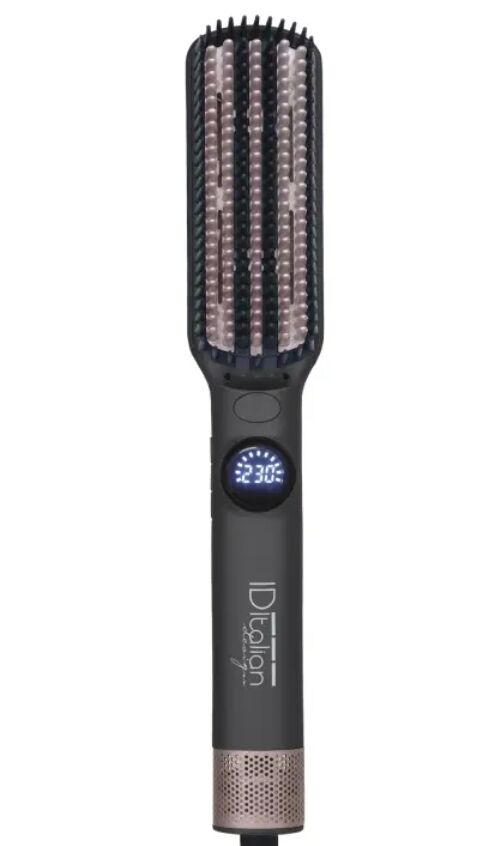 Italian Design Cyclone professionele digitale air tech-gladmakende borstel | zwart
