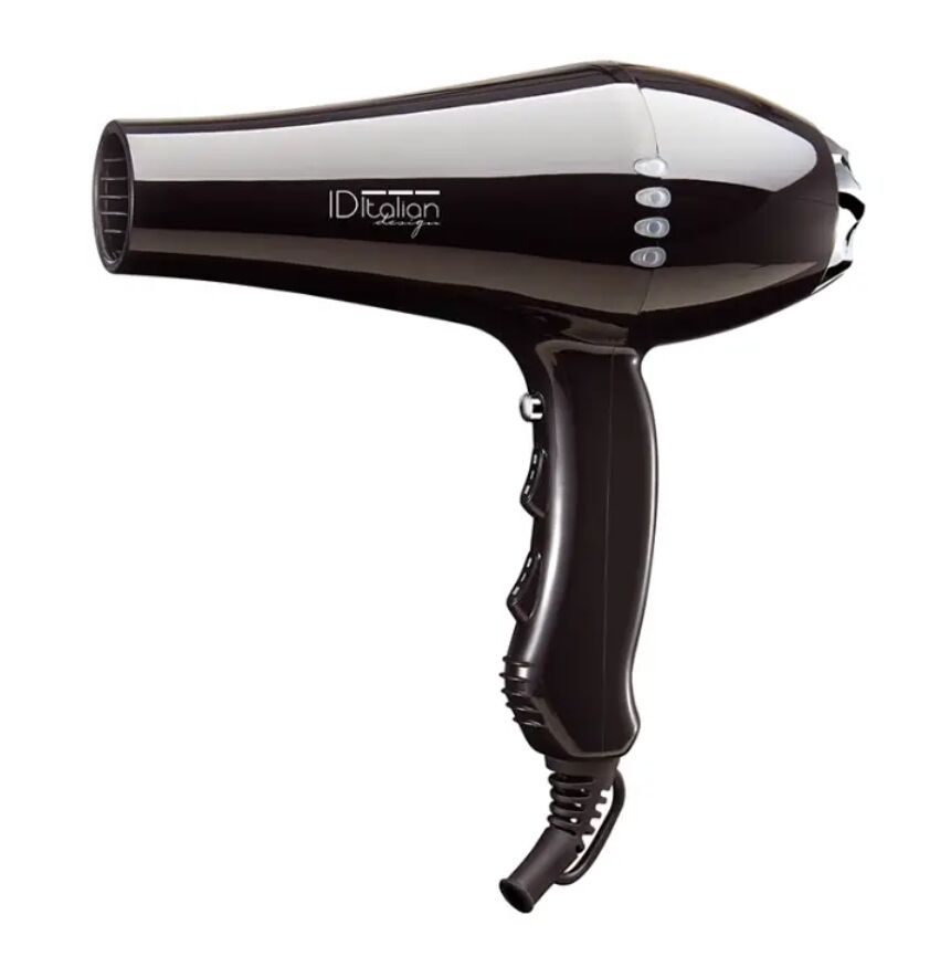Italian Design Professionele ionische haardroger 22o0 ozon | zwart
