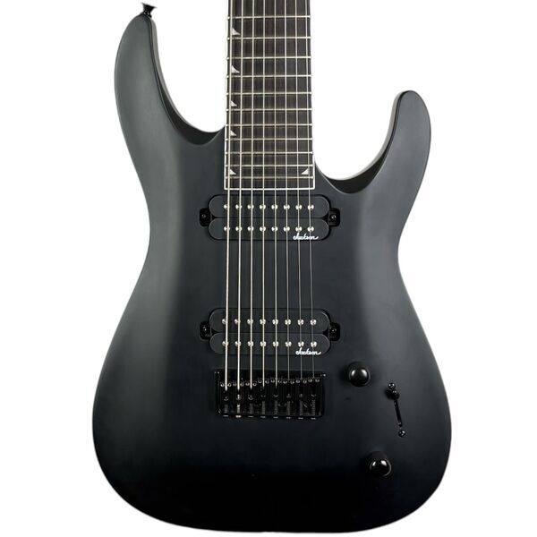 Jackson JS32-8 8-String 2023 - Matte Black | matte black, image 1 of 5