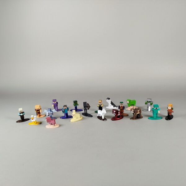 Jada Toys Minecraft Minifiguren – Set von 20 | mehrfarbig 1