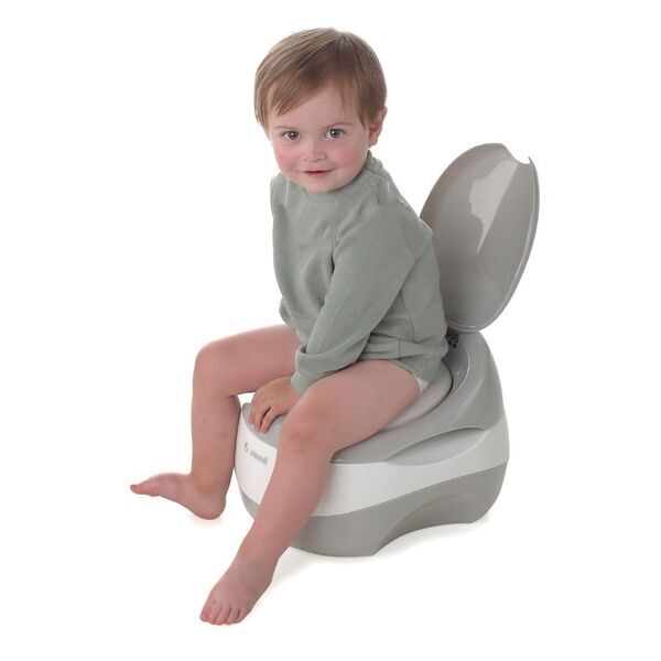 Jané 3-sisällä-1 potta, WC istuimen pienentäjä ja Tritthocker | harmaa, image 2 of 3