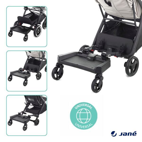 Jané Go Up Surfer Universale Kinderwagen-Plattform | black 3