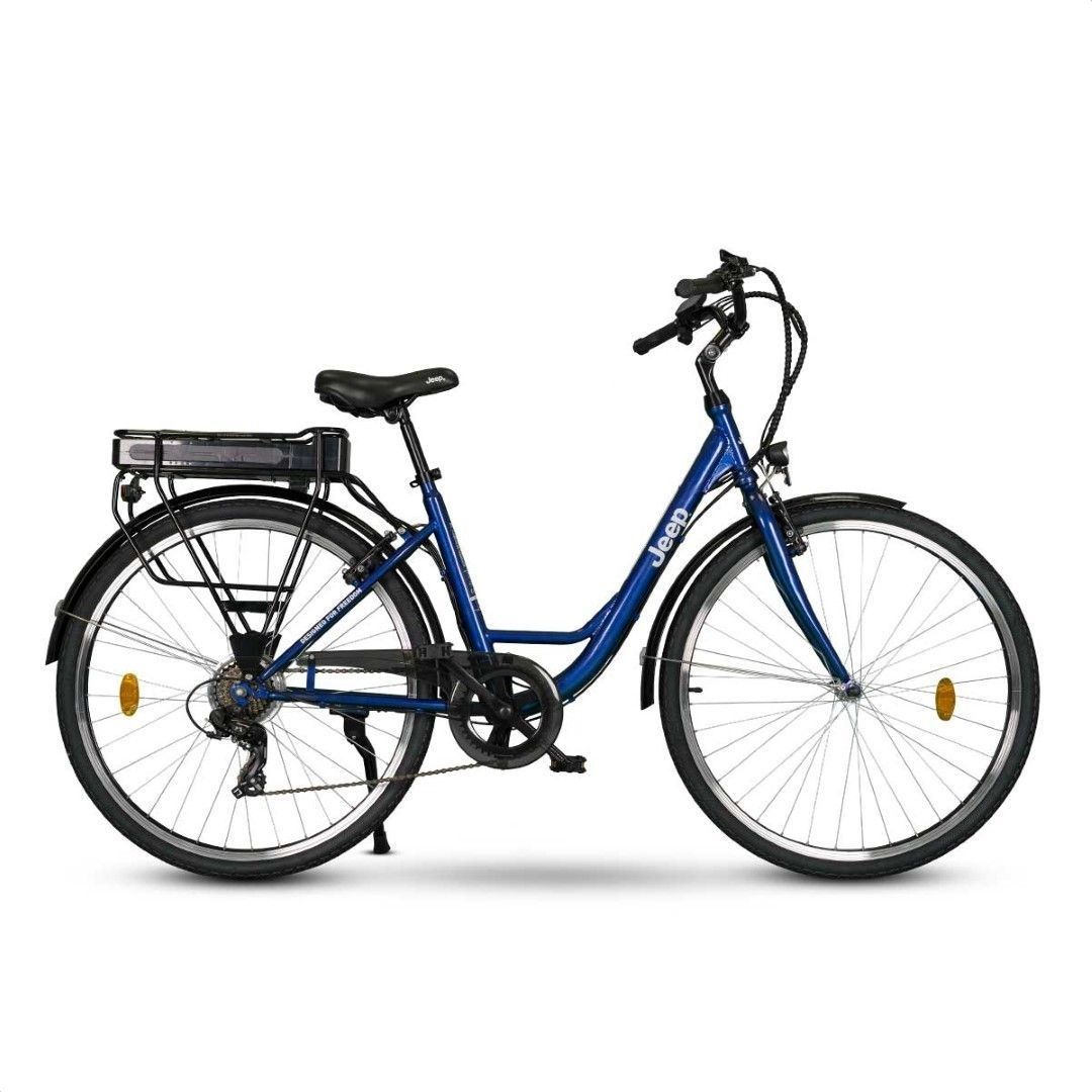 Jeep City EBike ECR 3005 (2022) Tiefeinsteiger blau/schwarz 28