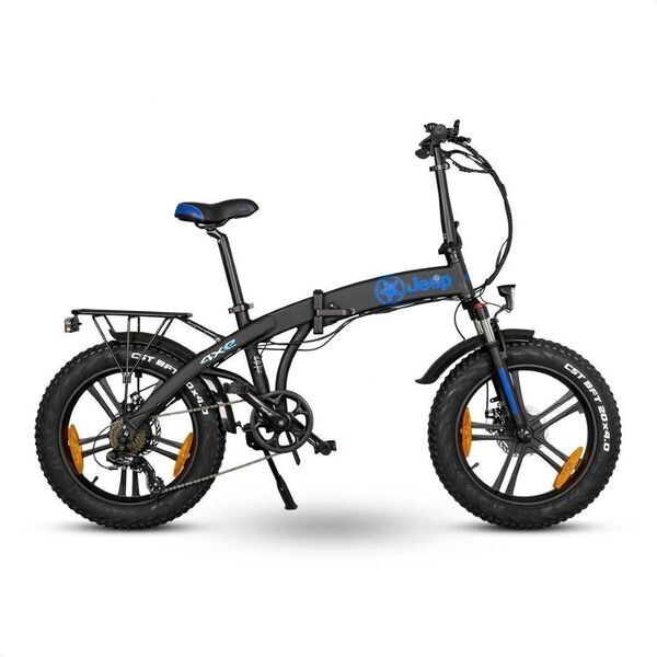 Jeep Fold FAT E-Bike FR 7100 4xe Limited Edition (2022) | schwarz/blau | 20" | 100 - 500 km 1