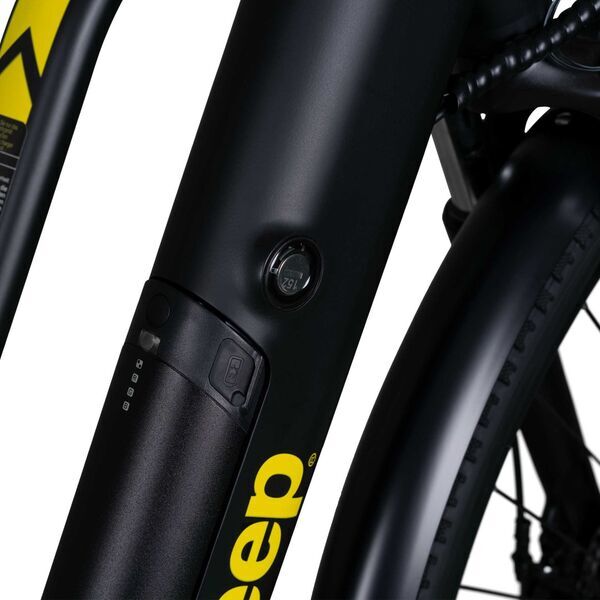 Jeep Trekking E-Bike TLR 7010 (2022) | Trapez | schwarz/gelb | 28" | 44 cm | 100 - 500 km 4