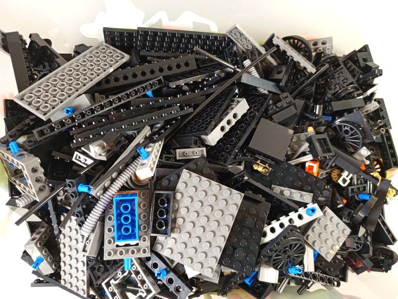 JIE STAR Bausteinzug Big Boy Dampflokomotive 59005, kompatibel mit LEGO | mehrfarbig 3