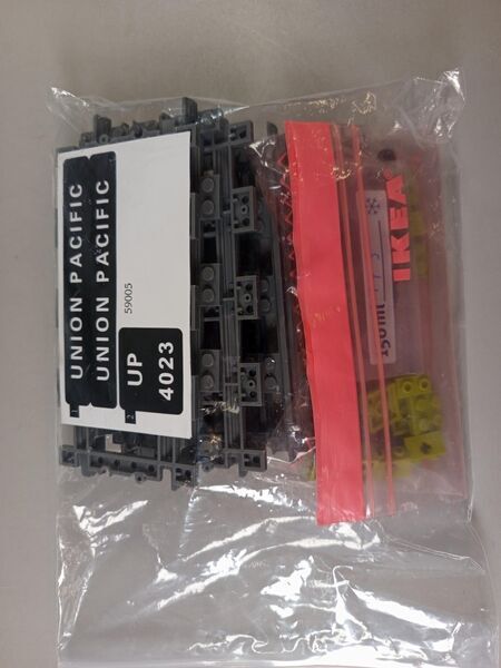 JIE STAR Bausteinzug Big Boy Dampflokomotive 59005, kompatibel mit LEGO | mehrfarbig 4