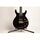 Jimmy Moon Double Cut Flame Top Electric Guitar | Trans Ebony, thumbnail 4 of 5